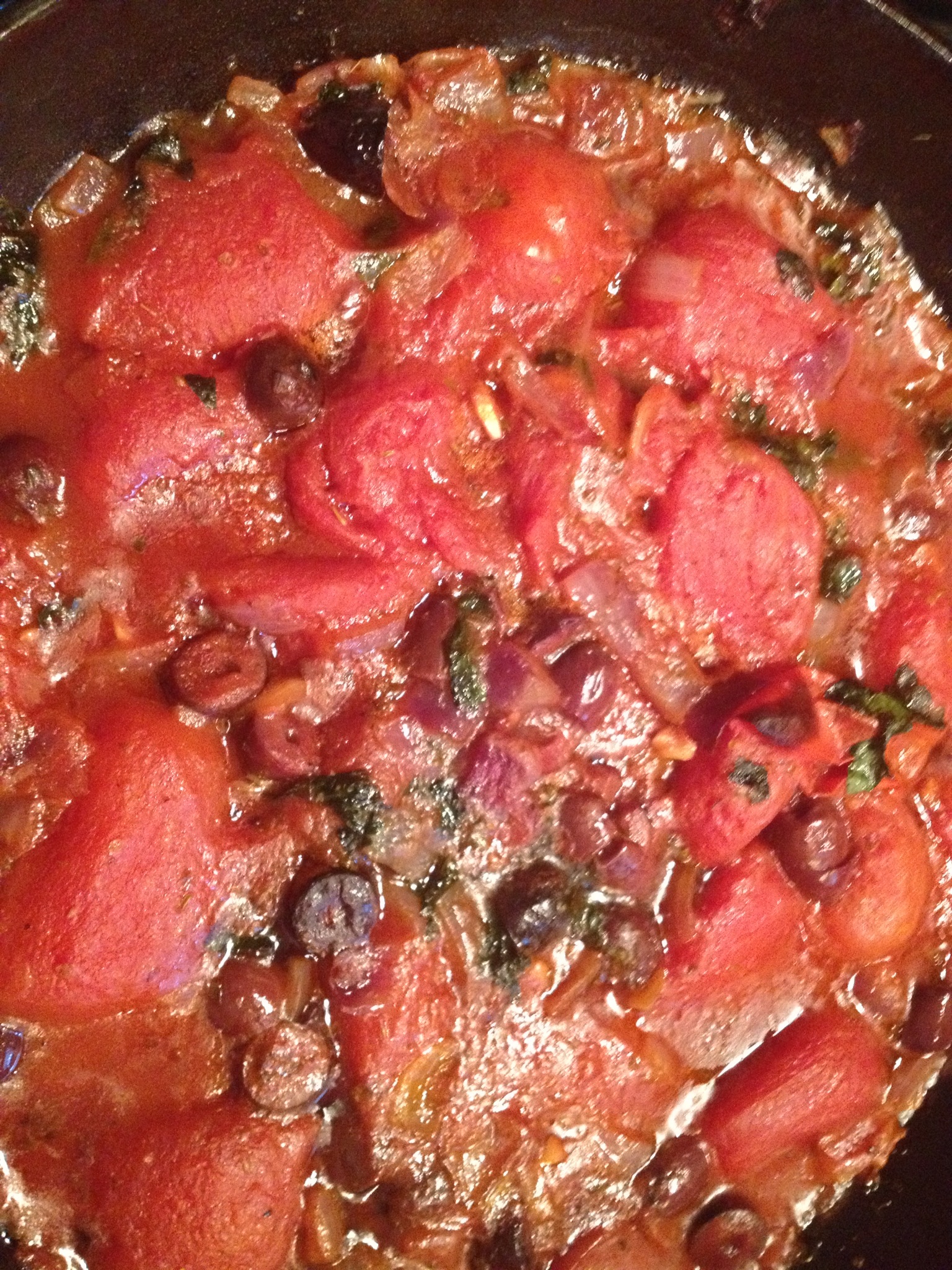 Roasted Tomato Spaghetti Sauce 